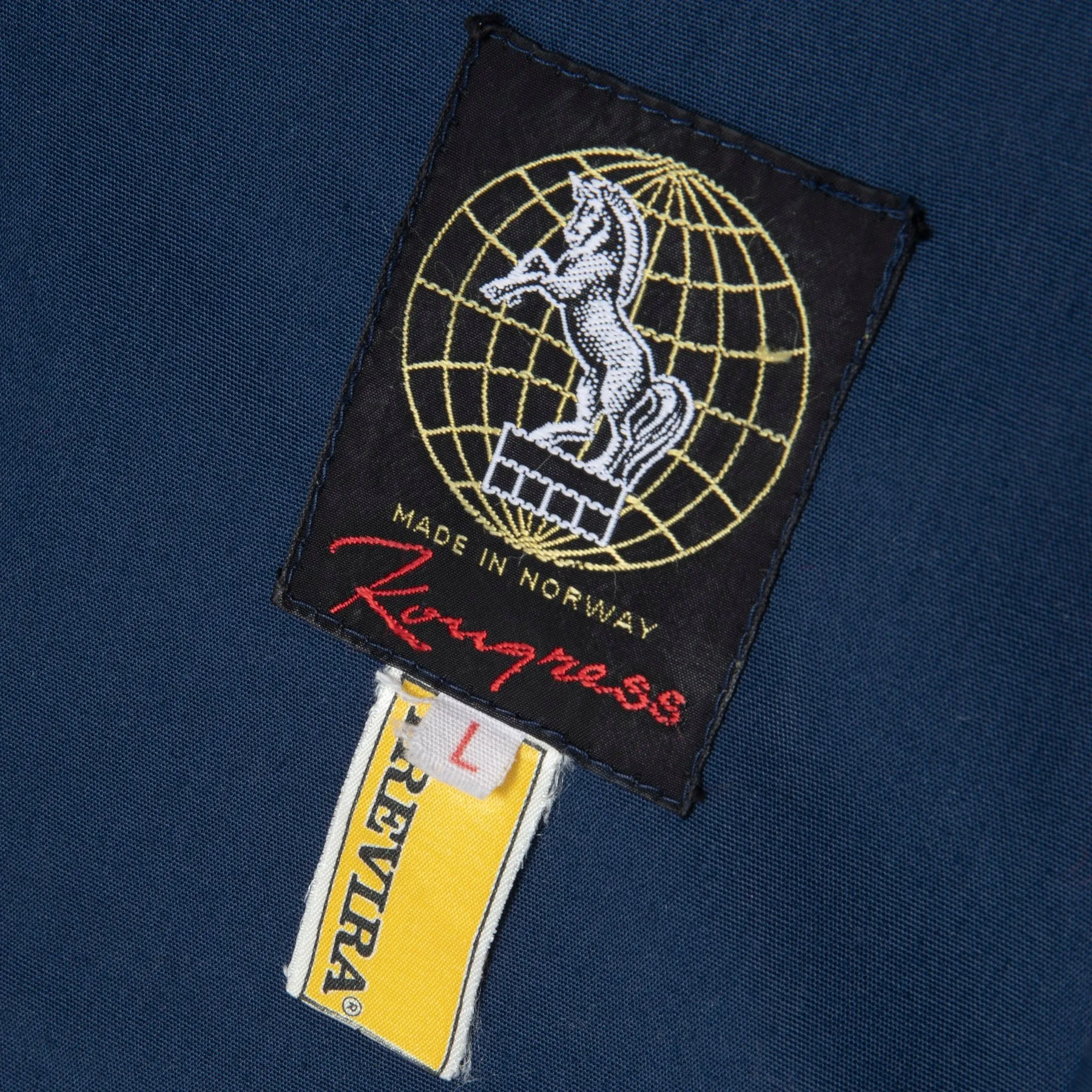 70s Trevira Ribbed Collar Half-Zip Pullover