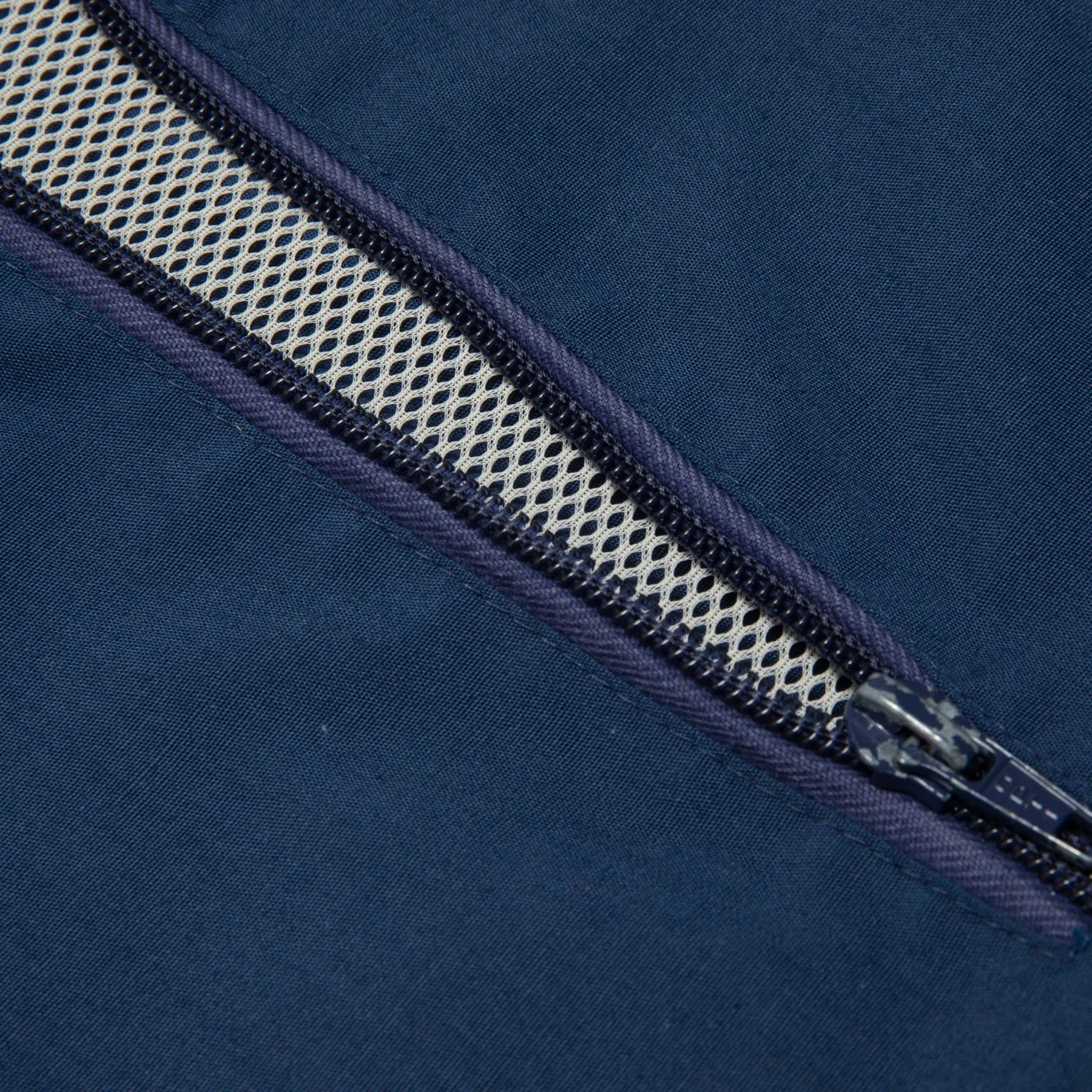 70s Trevira Ribbed Collar Half-Zip Pullover