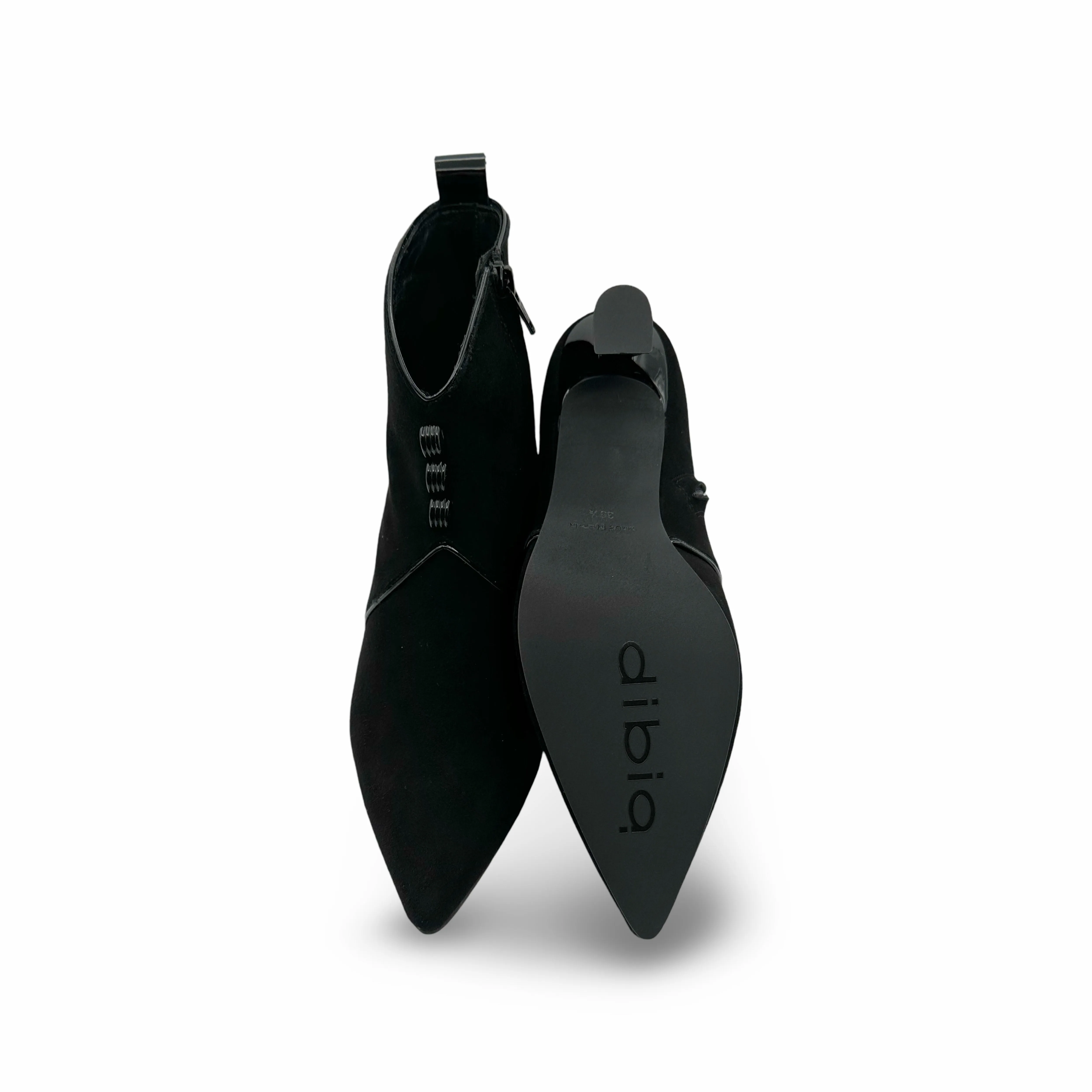 9251-2 Black Suede  Bootie