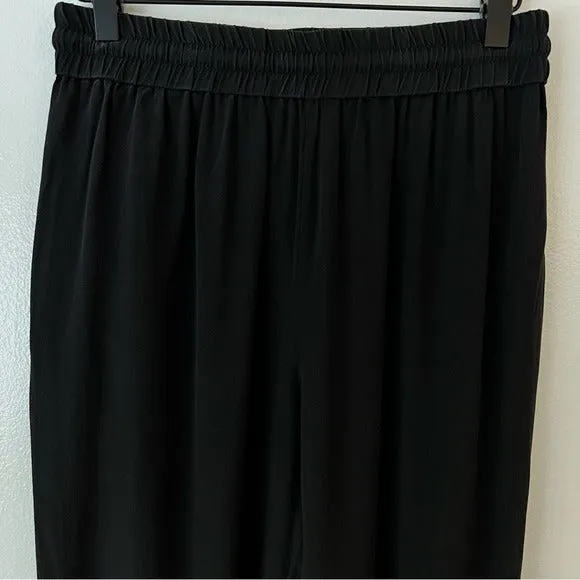 All Saints Silk Black Joggers