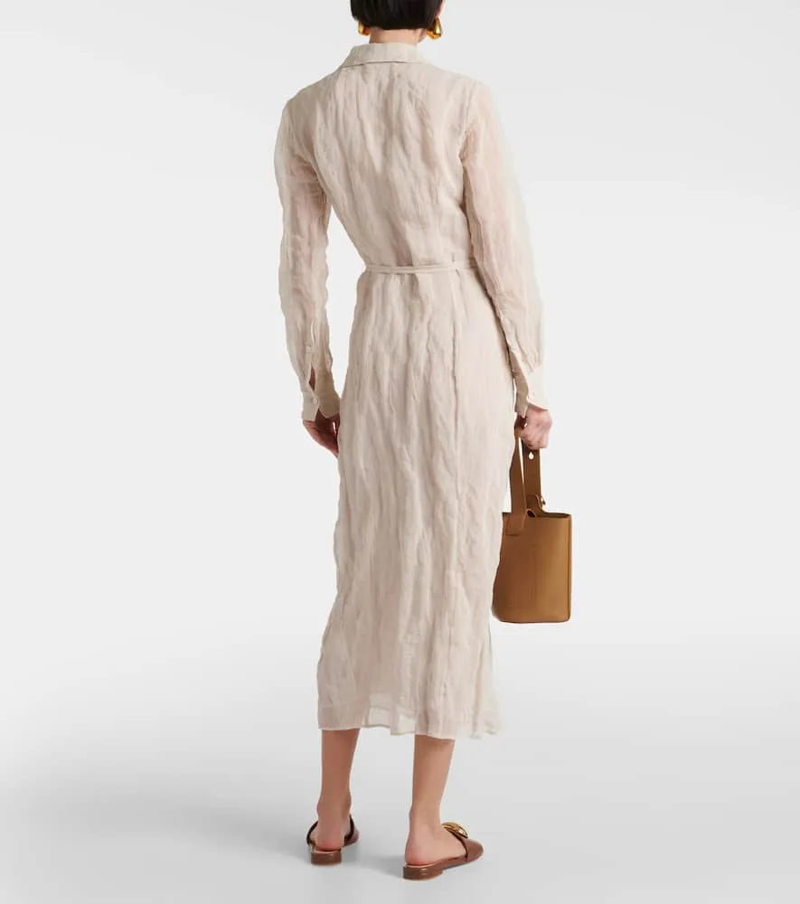 Altuzarra Agnes cotton and silk shirt dress