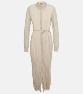 Altuzarra Agnes cotton and silk shirt dress