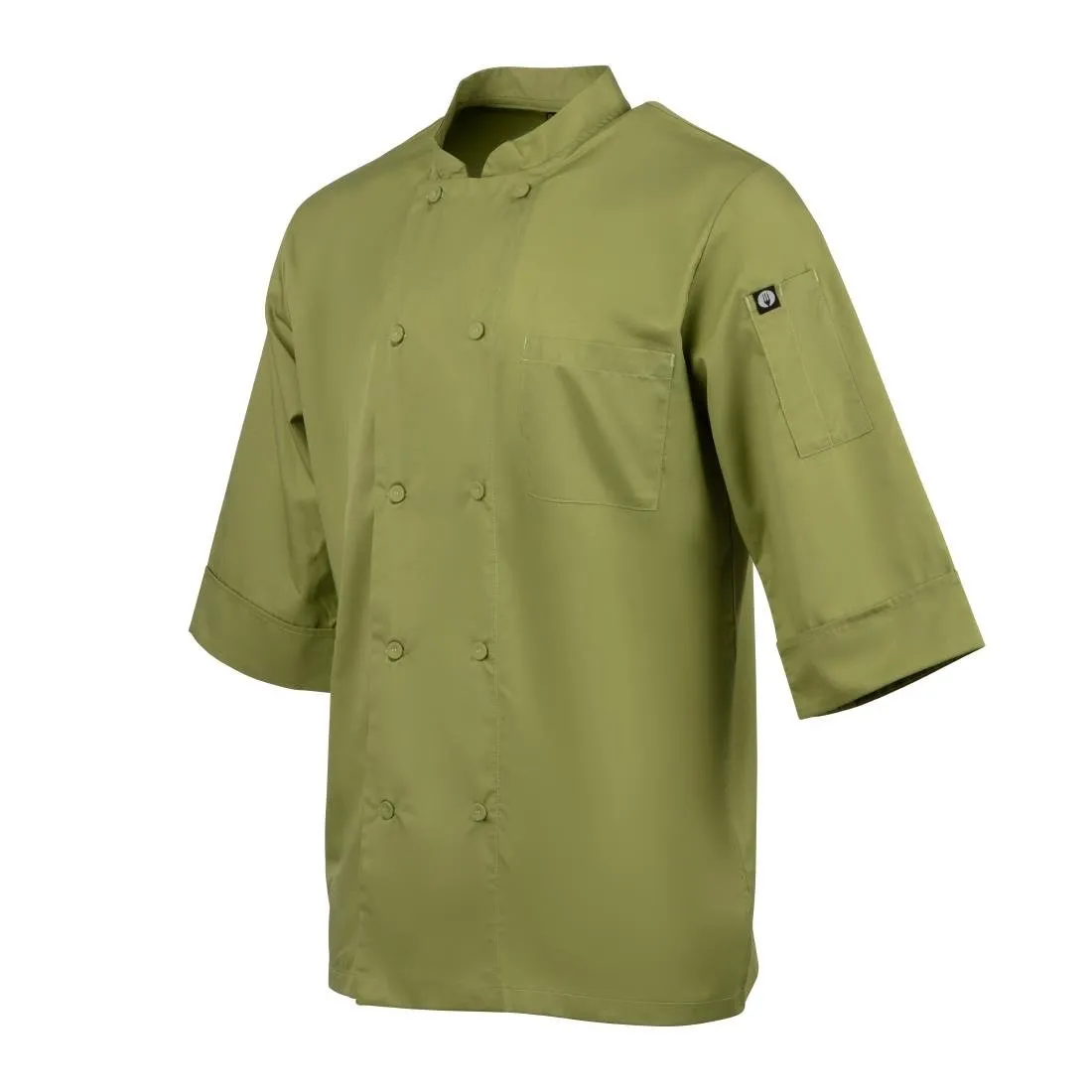 B107-XL Chef Works Unisex Chefs Jacket Lime XL
