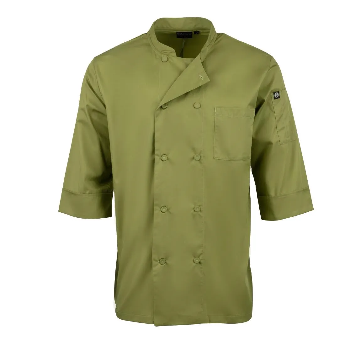 B107-XL Chef Works Unisex Chefs Jacket Lime XL