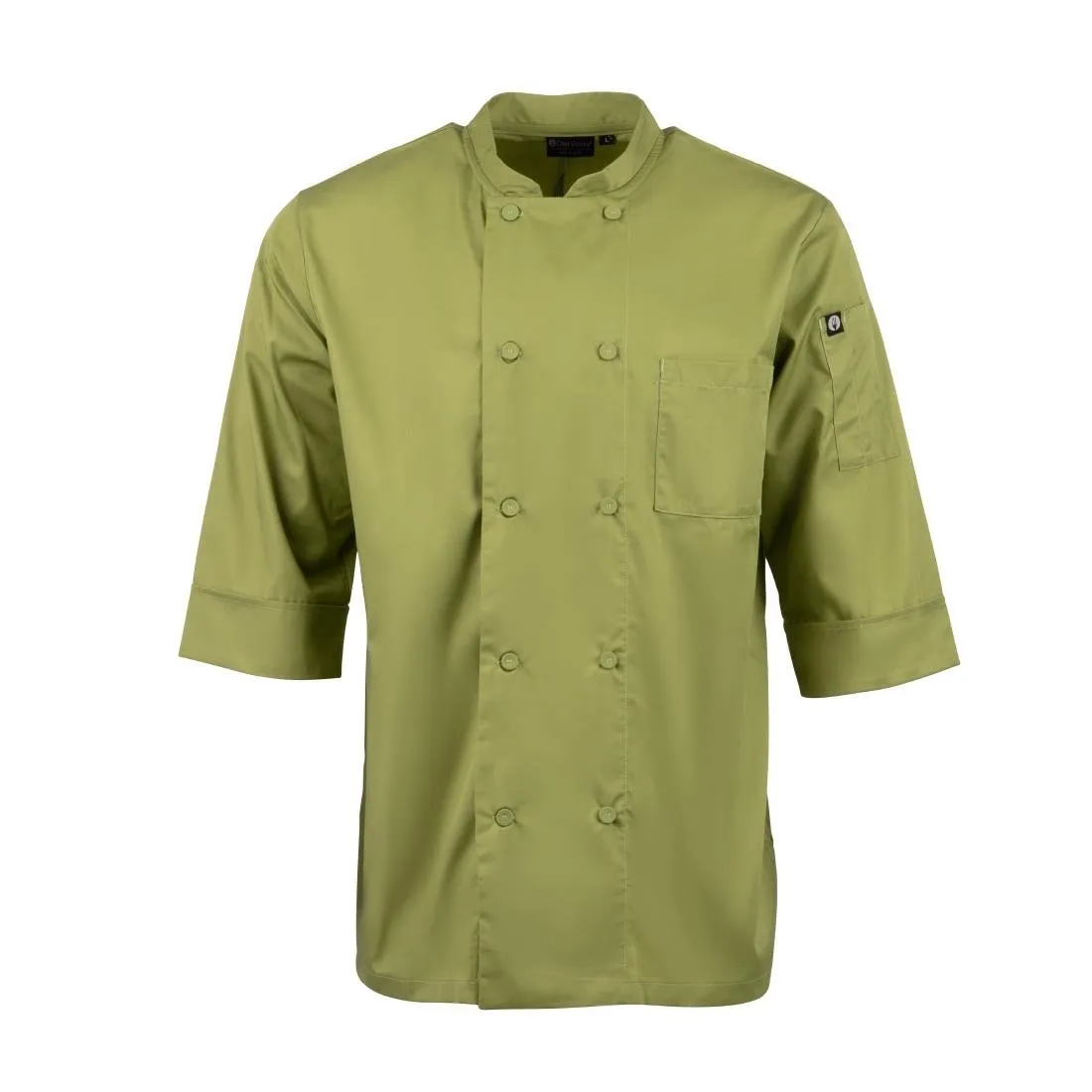 B107-XL Chef Works Unisex Chefs Jacket Lime XL