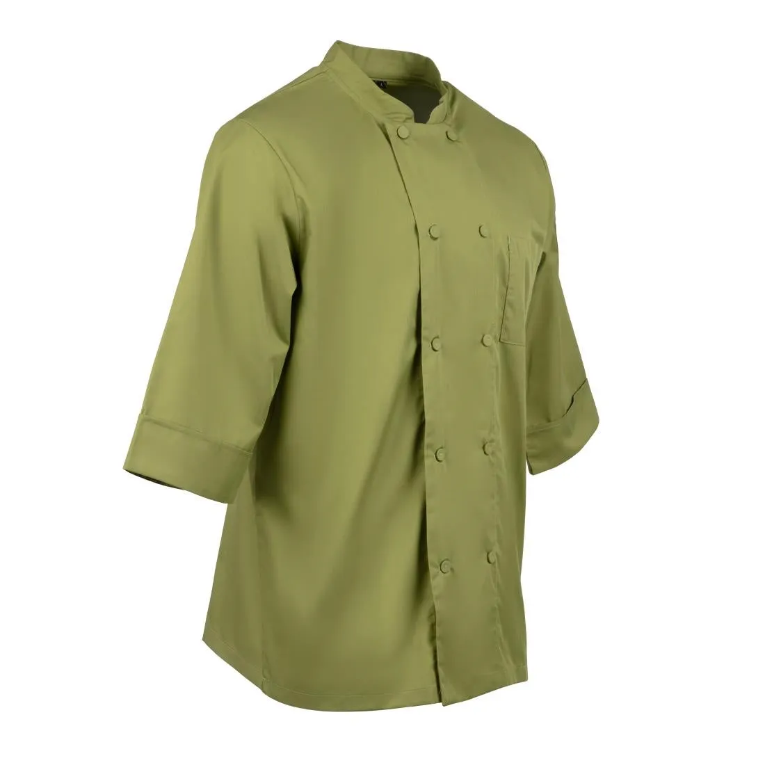 B107-XL Chef Works Unisex Chefs Jacket Lime XL