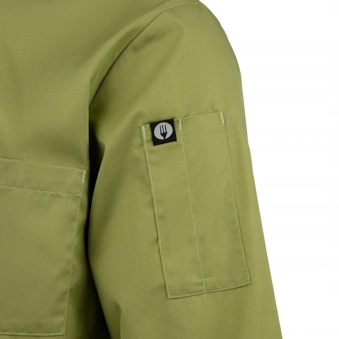 B107-XL Chef Works Unisex Chefs Jacket Lime XL