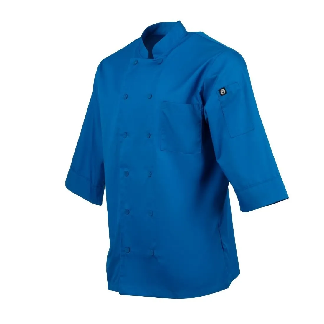 B178-M Chef Works Unisex Chefs Jacket Blue M