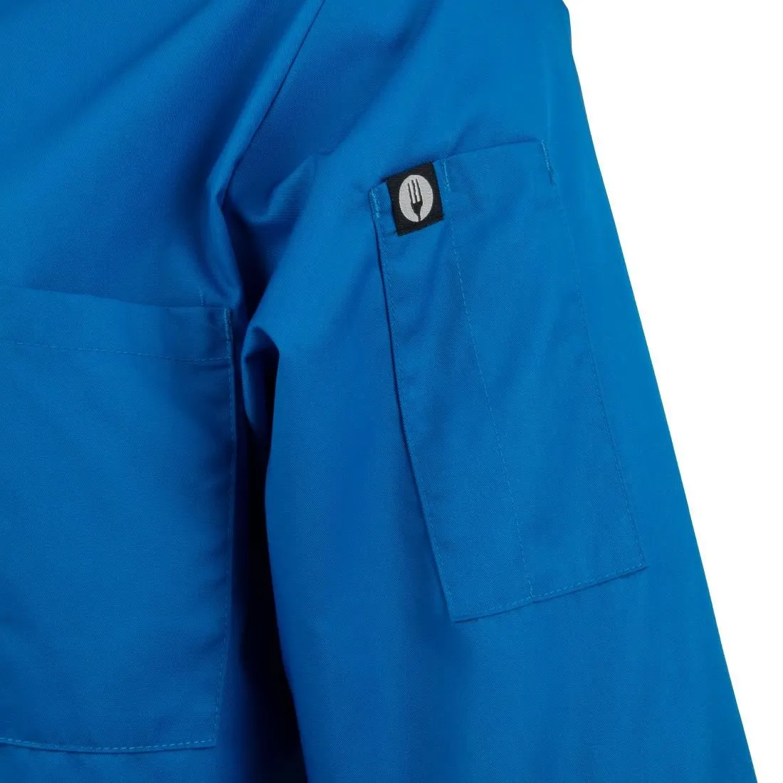 B178-M Chef Works Unisex Chefs Jacket Blue M