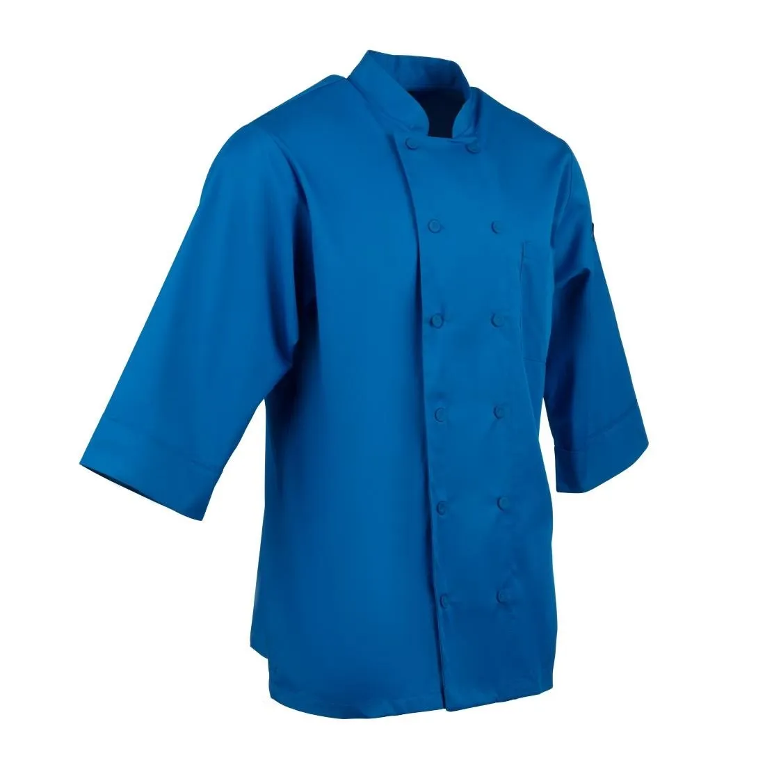 B178-M Chef Works Unisex Chefs Jacket Blue M