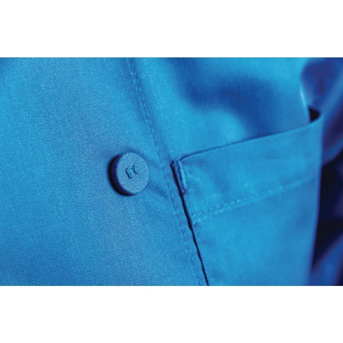 B178-M Chef Works Unisex Chefs Jacket Blue M