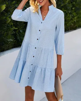 Bella - Stylish & Comfortable Button Down Dress