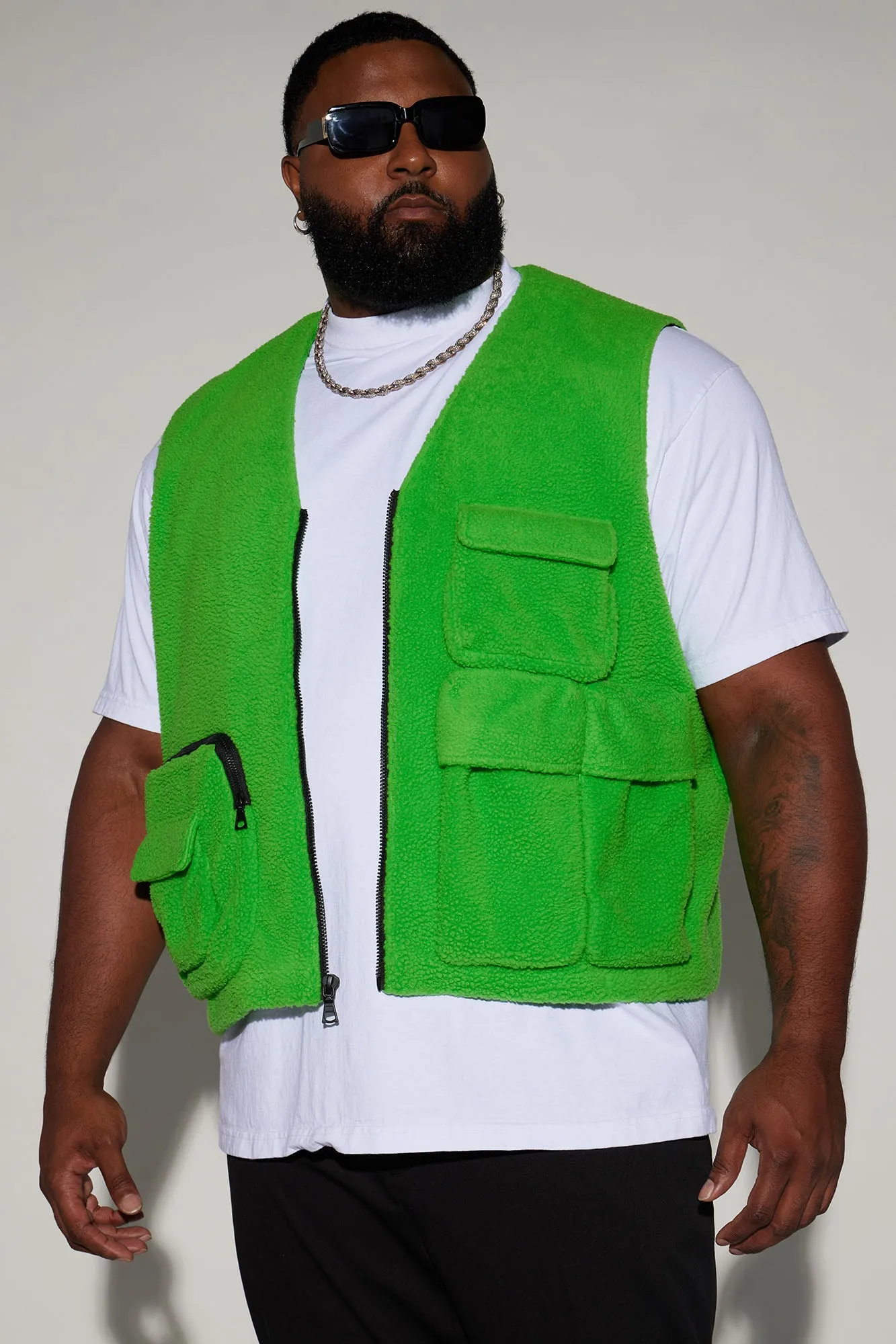 Bhutan Sherpa Vest - Green