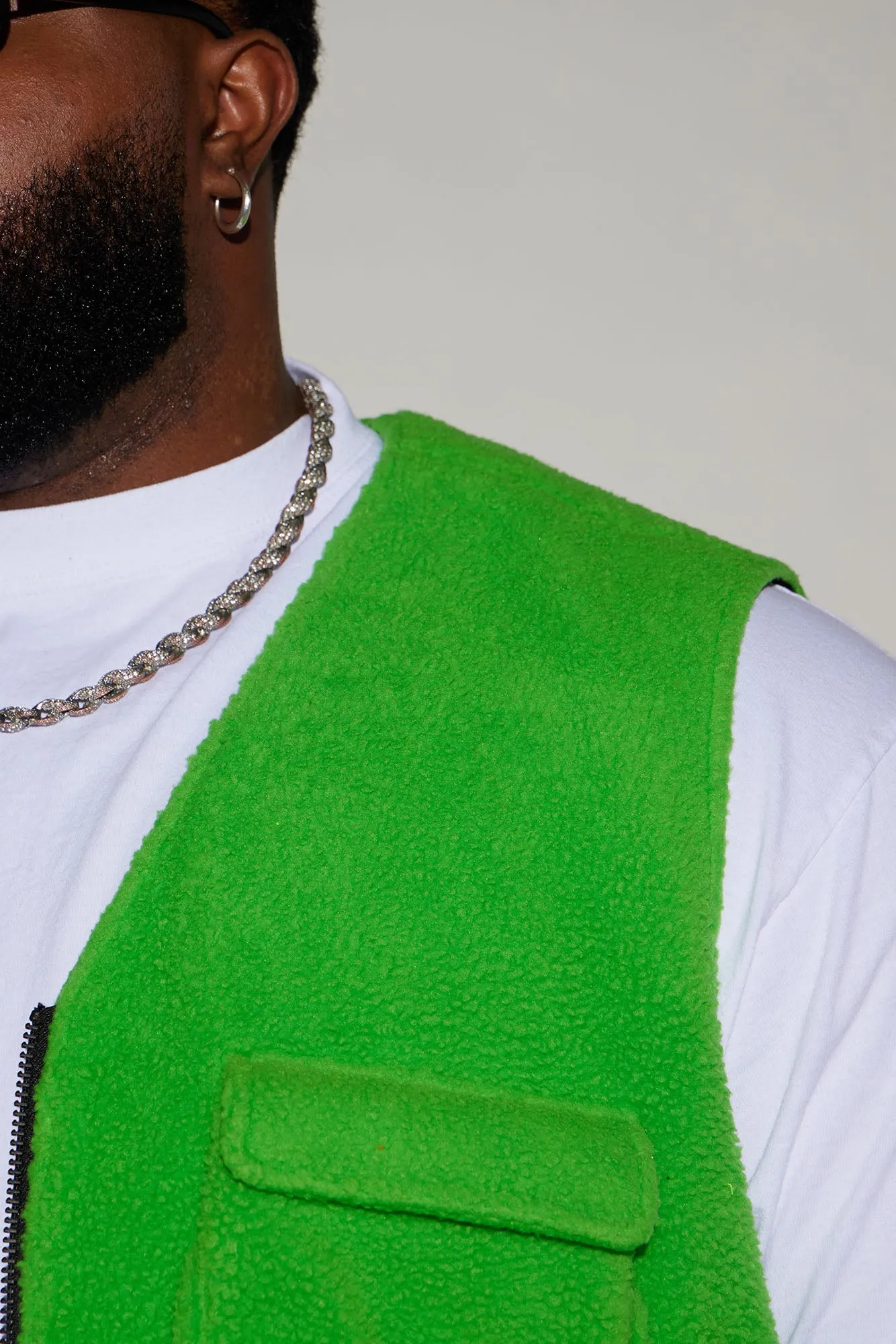 Bhutan Sherpa Vest - Green