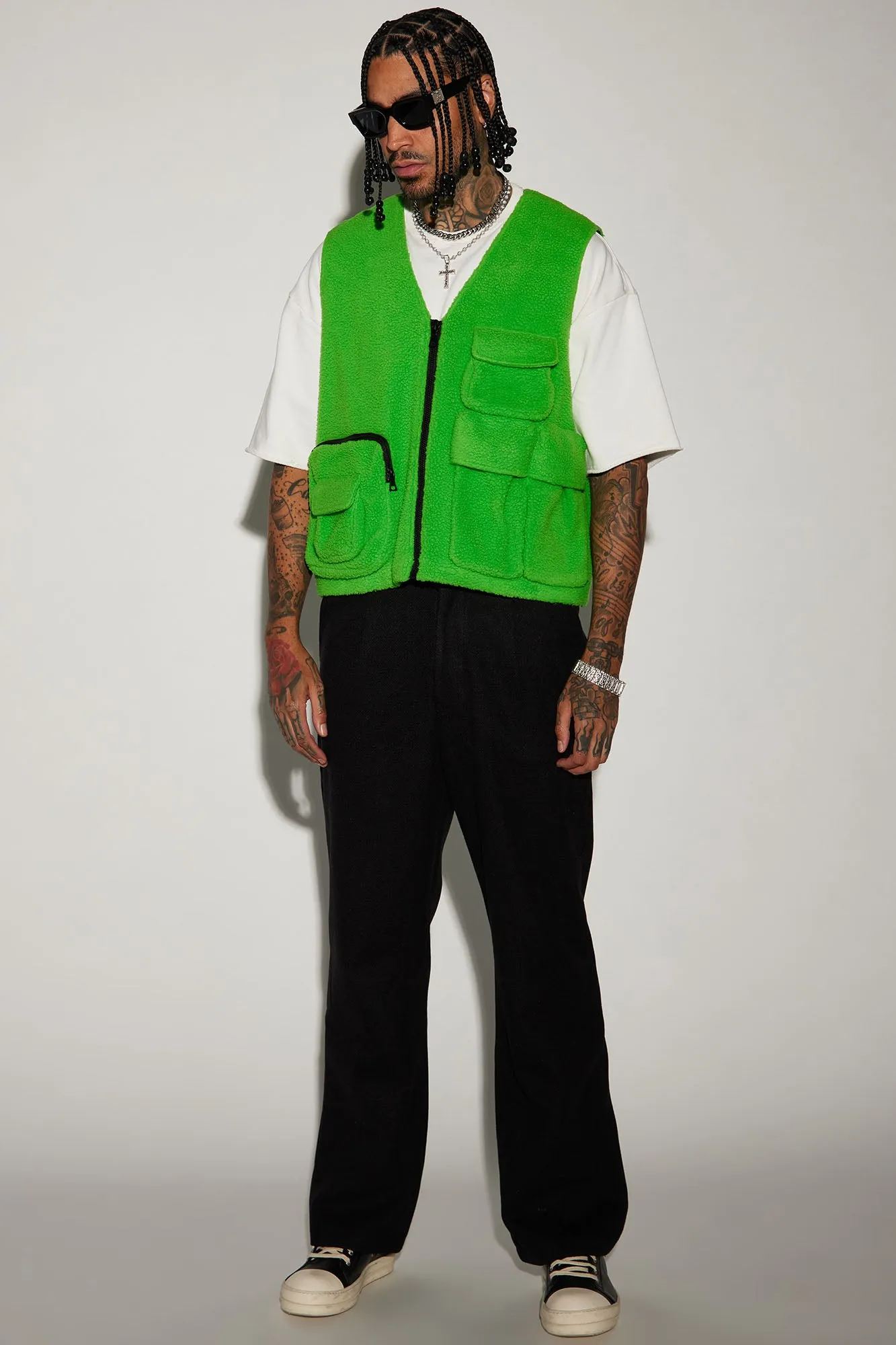 Bhutan Sherpa Vest - Green
