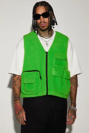 Bhutan Sherpa Vest - Green