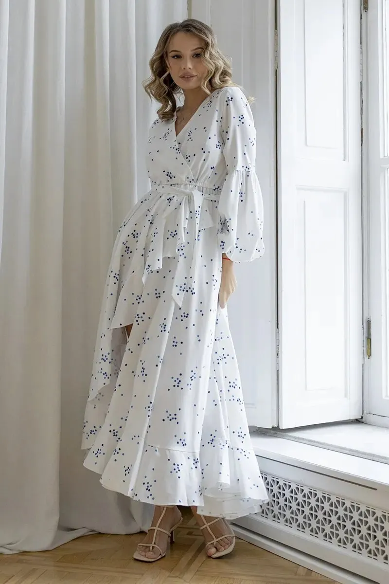 Boho Chic Slit Maxi Dress