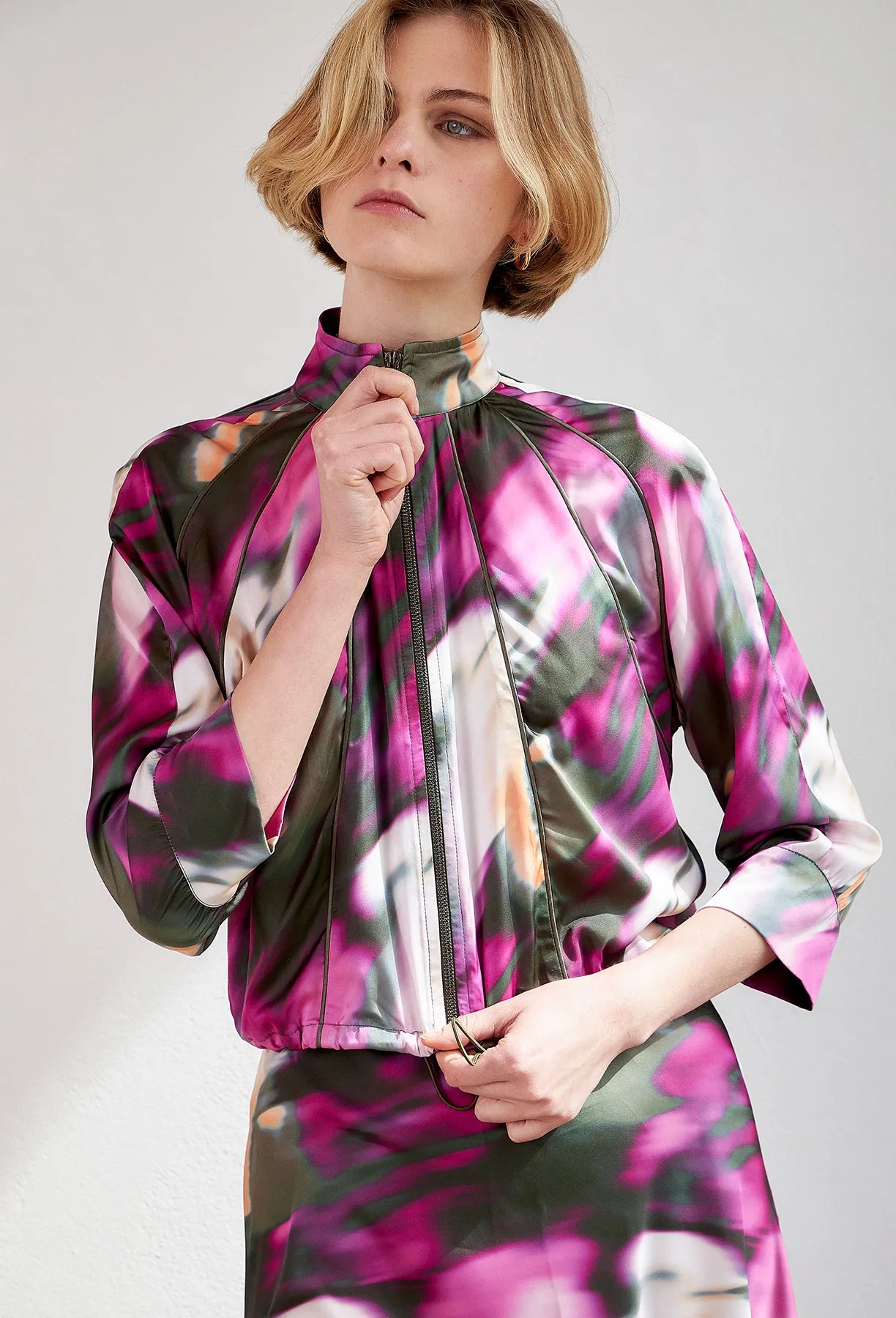 Bomber Blur Pink
