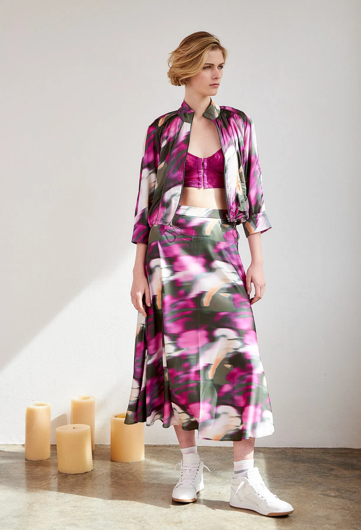 Bomber Blur Pink