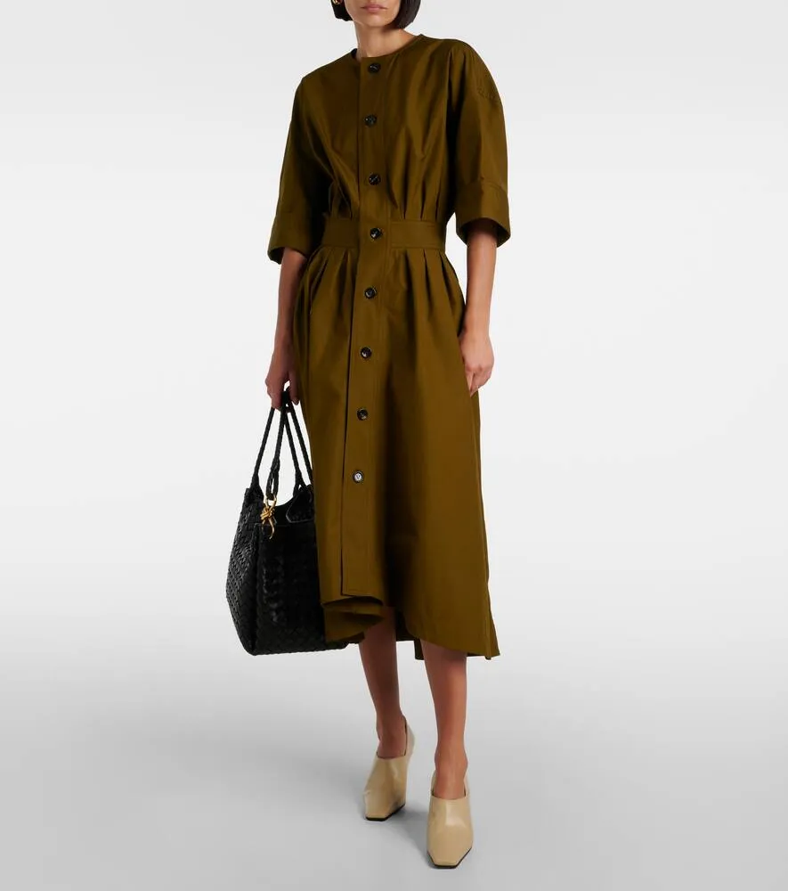 Bottega Veneta Cotton canvas shirt dress