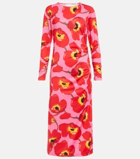 Carolina Herrera Floral printed midi dress