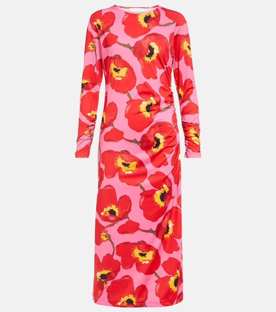 Carolina Herrera Floral printed midi dress
