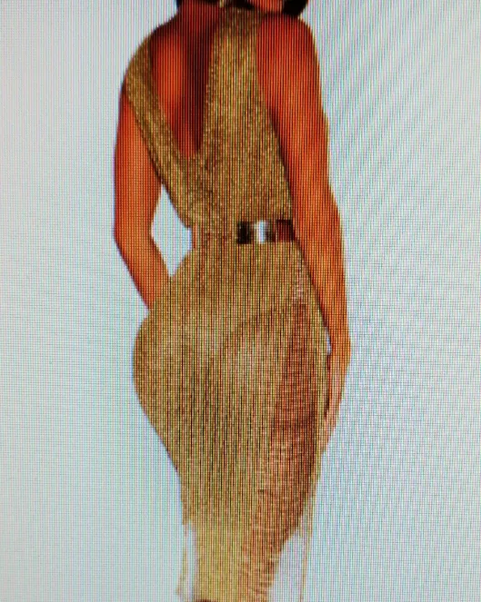 Comfortable Gold Night/Beach Dress