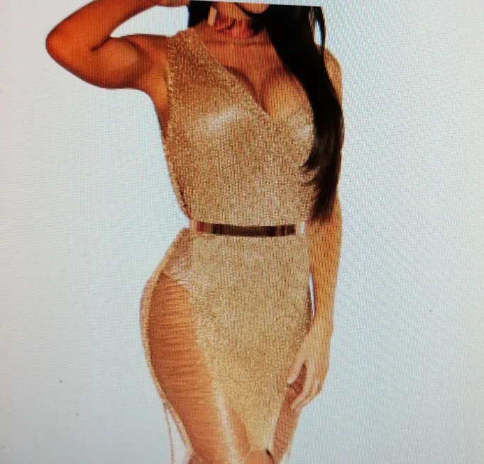 Comfortable Gold Night/Beach Dress