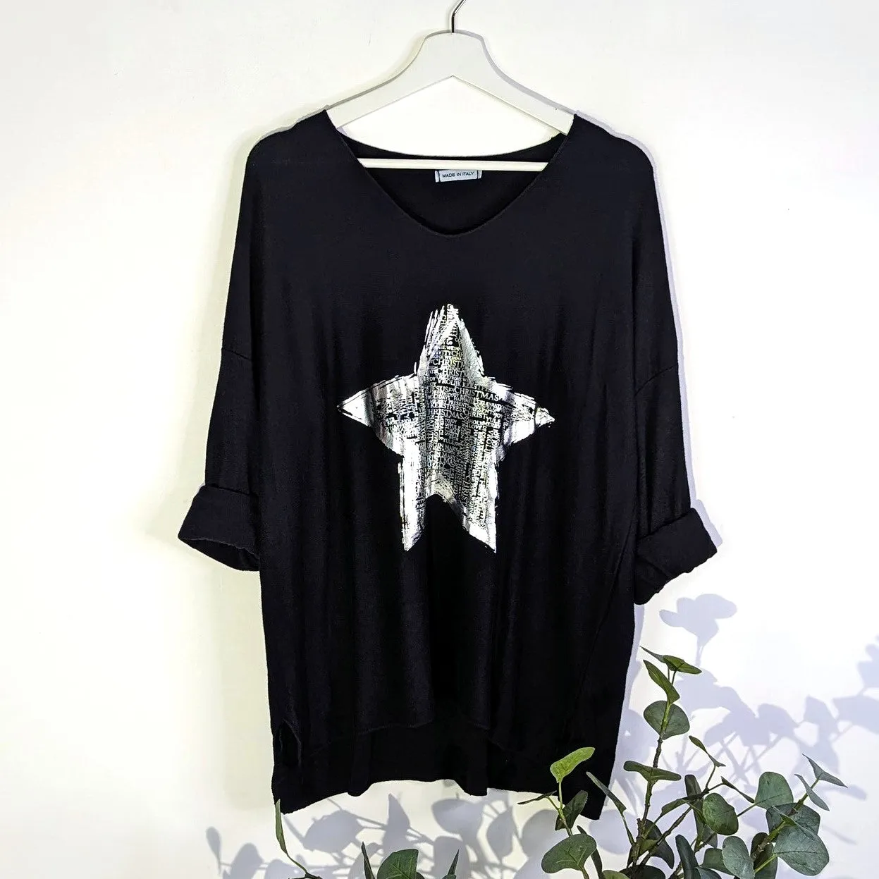 Comfy warm Christmas star top
