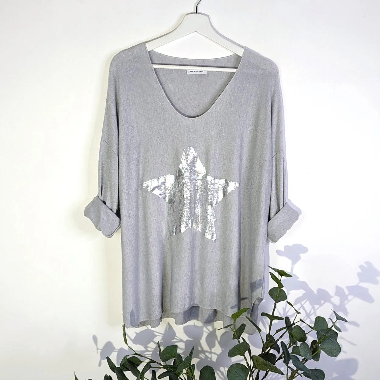 Comfy warm Christmas star top