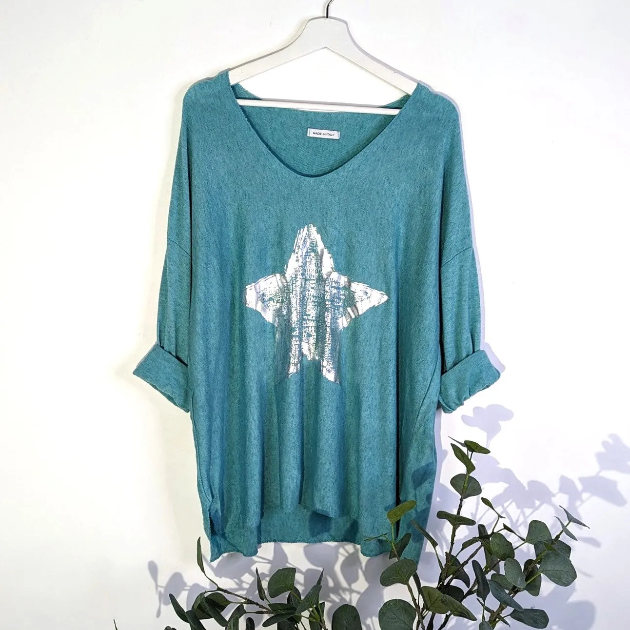 Comfy warm Christmas star top