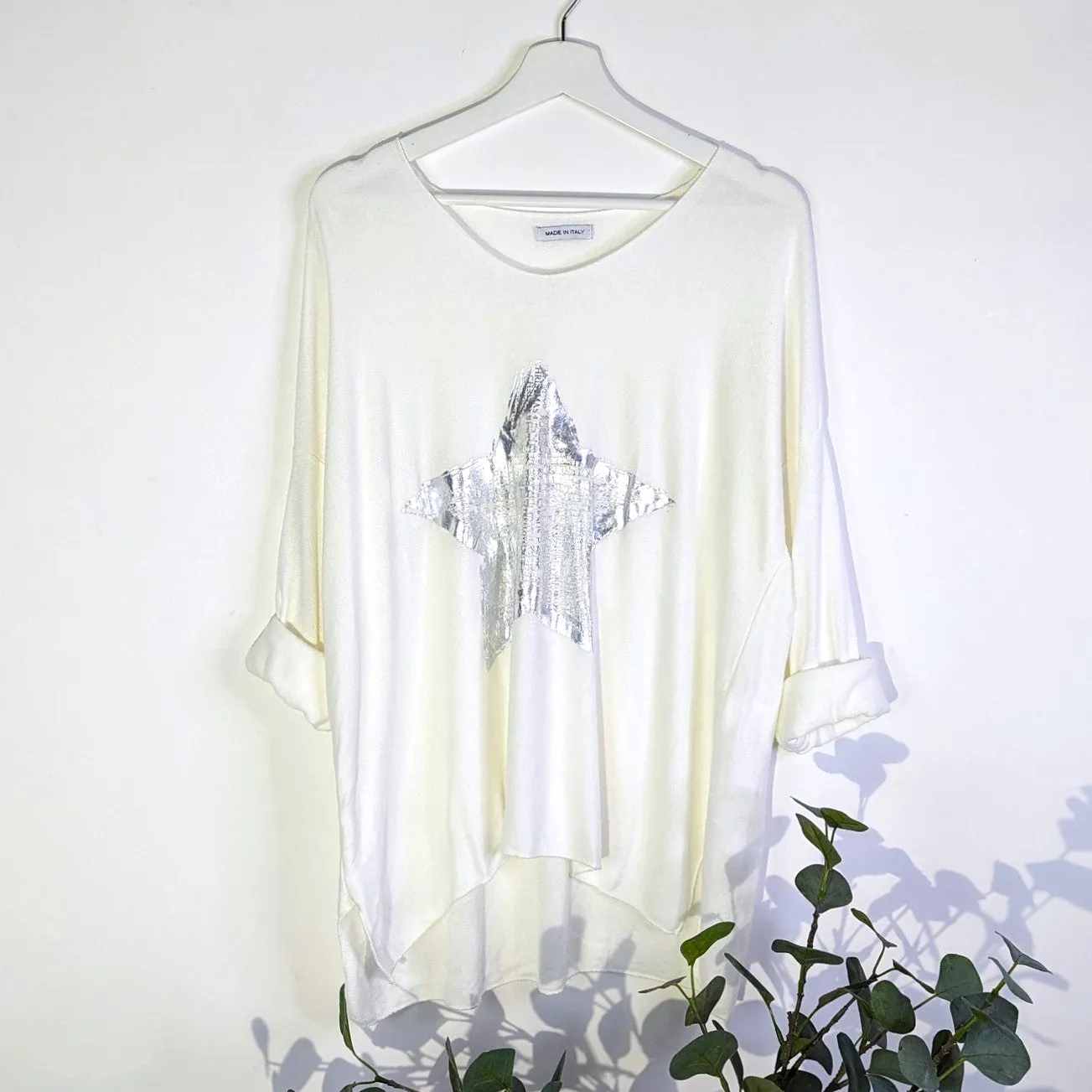 Comfy warm Christmas star top