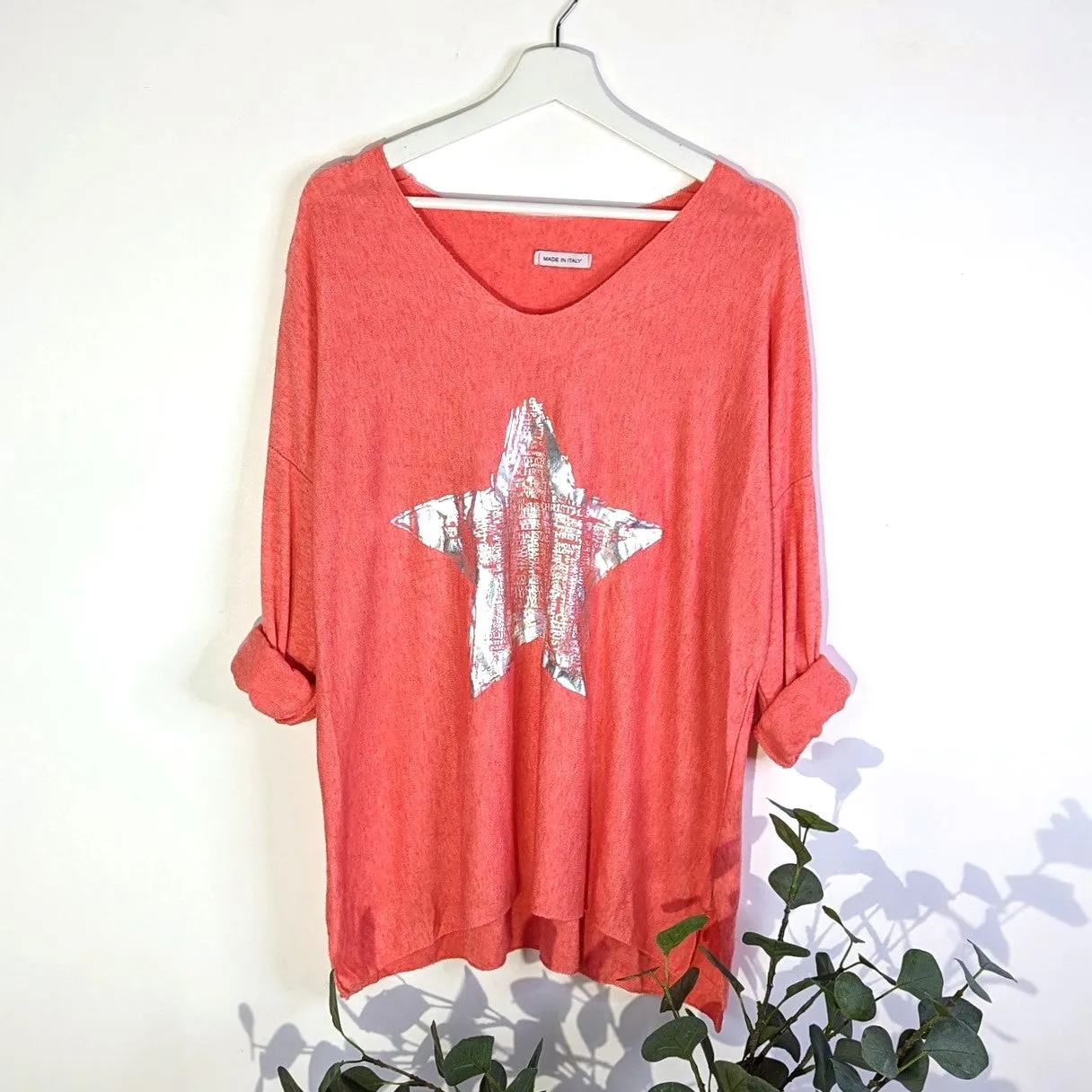 Comfy warm Christmas star top