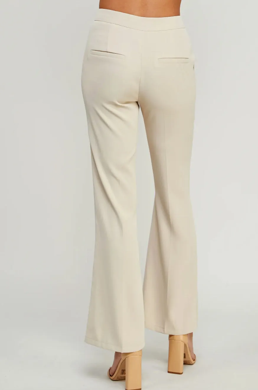 Cream Flair Pant