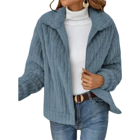 Fleece Sherpa Jacket by Catherine