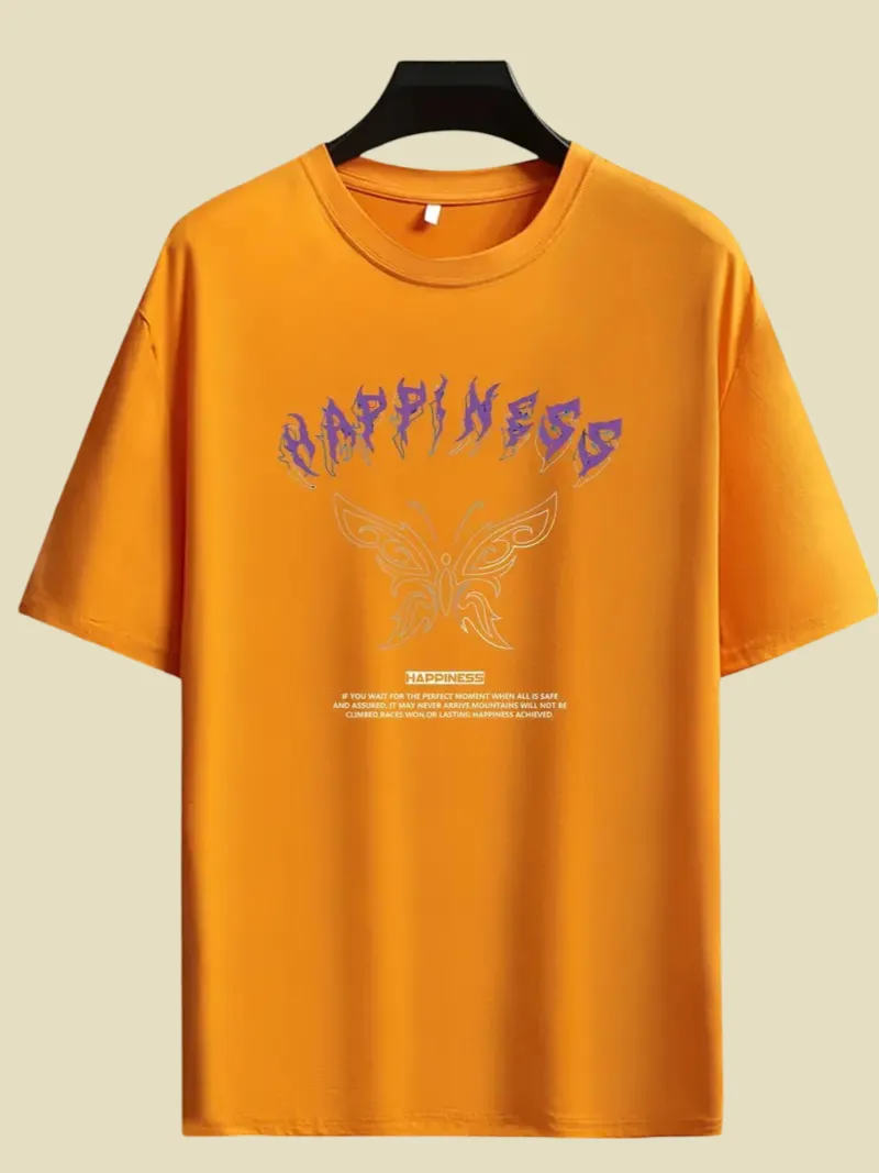 Graphic HAPPINESS Tee's (ONLY IN WHITE)