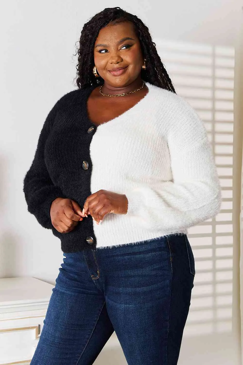 Half and Half Cardigan