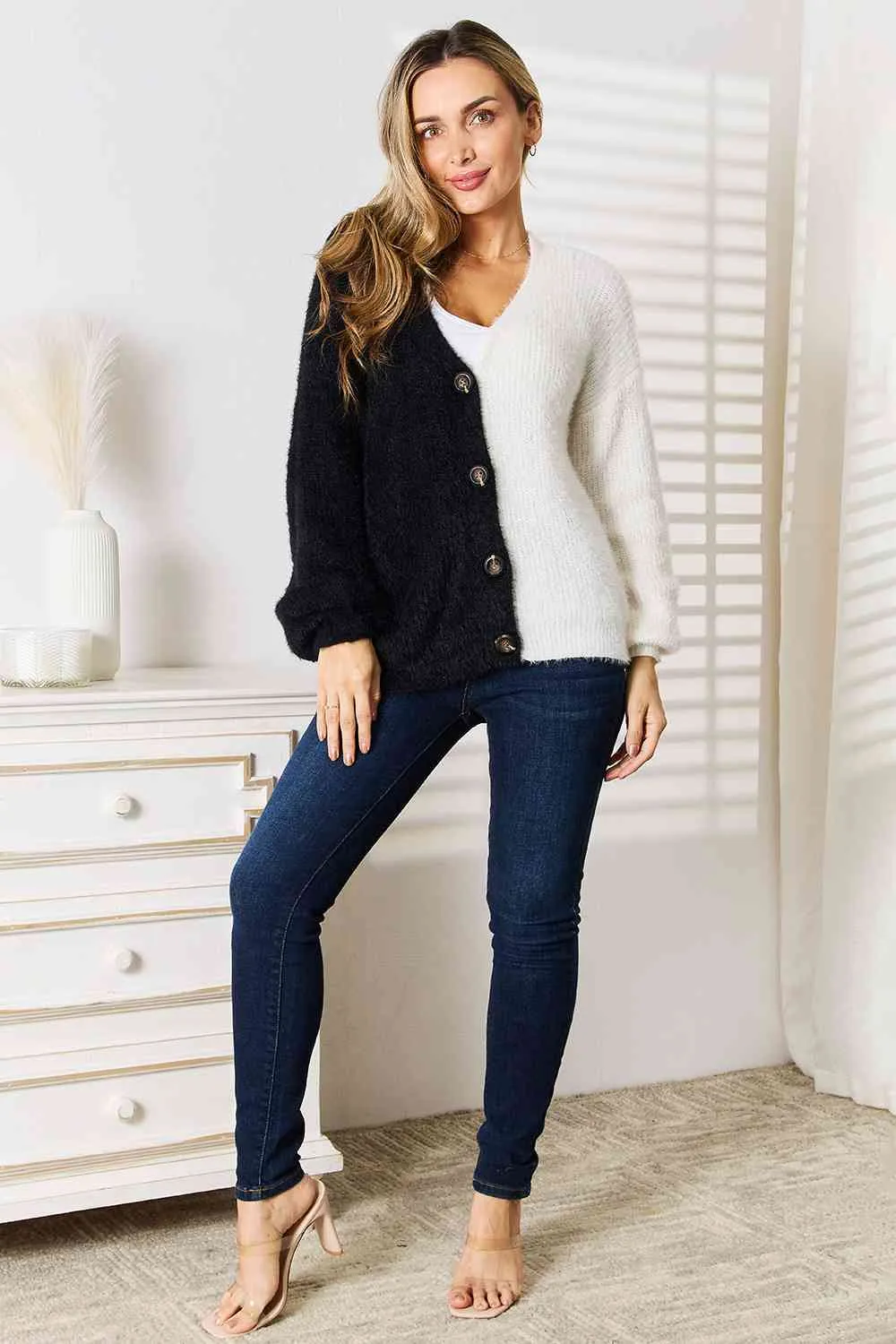 Half and Half Cardigan