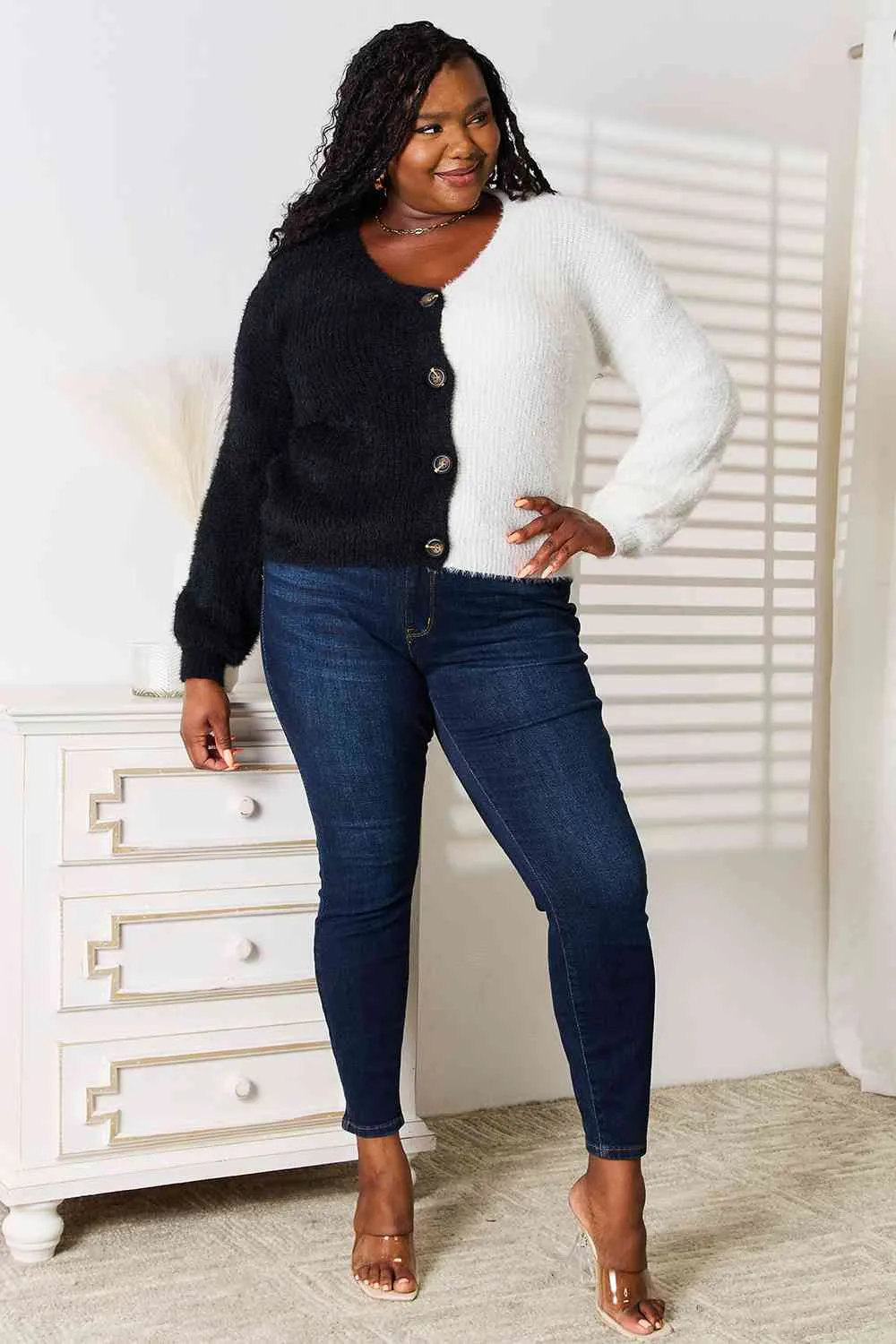 Half and Half Cardigan