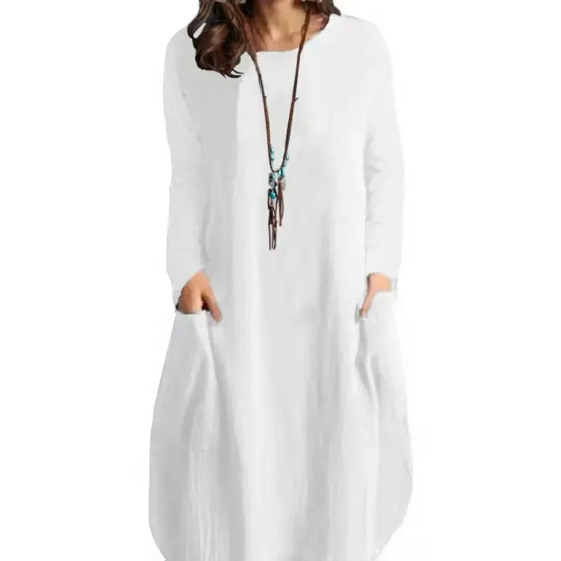 Isadora - Comfortable Long-Sleeve Casual Dress for Women