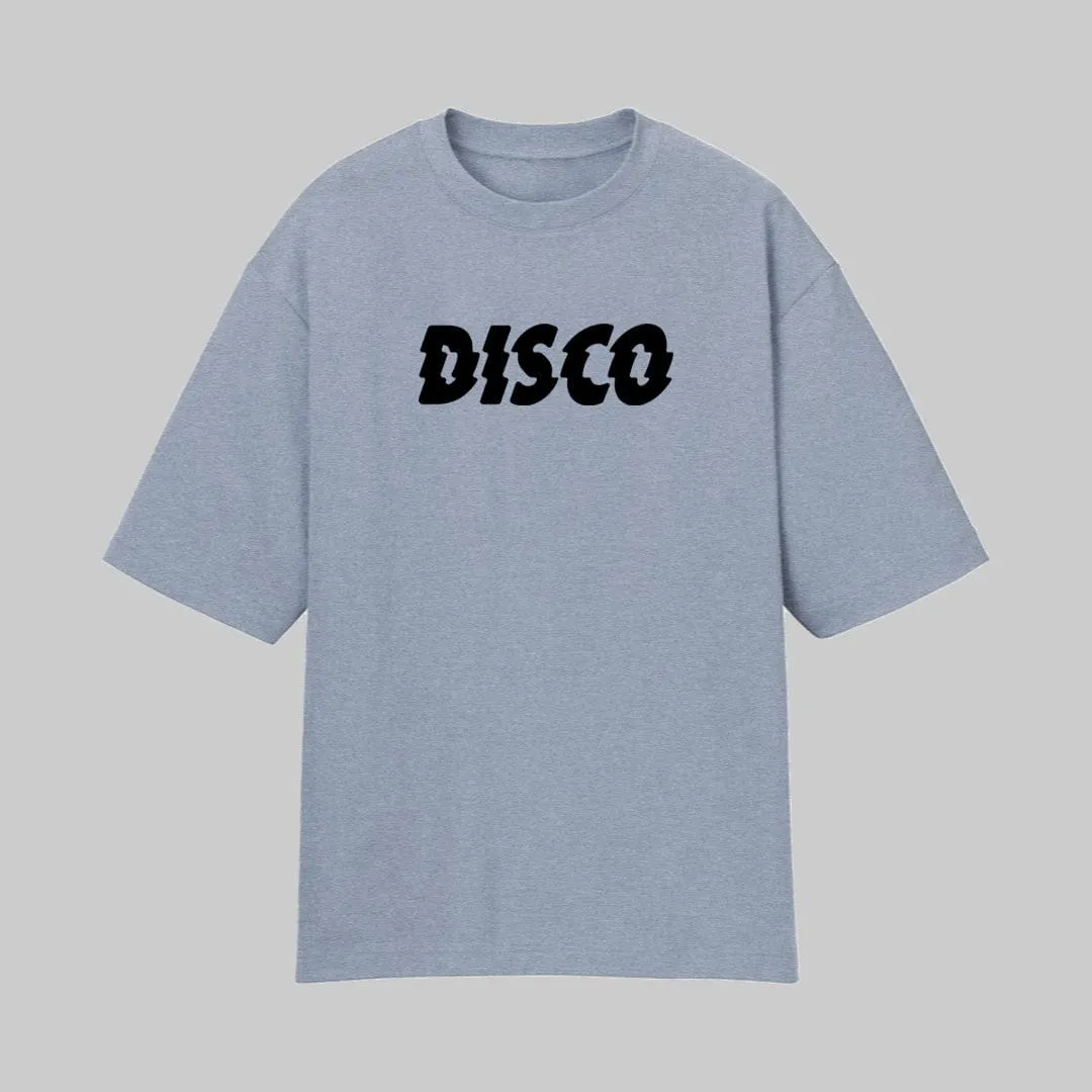 Jupiter Men's Oversized Off Shoulder Disco Tee Shirt
