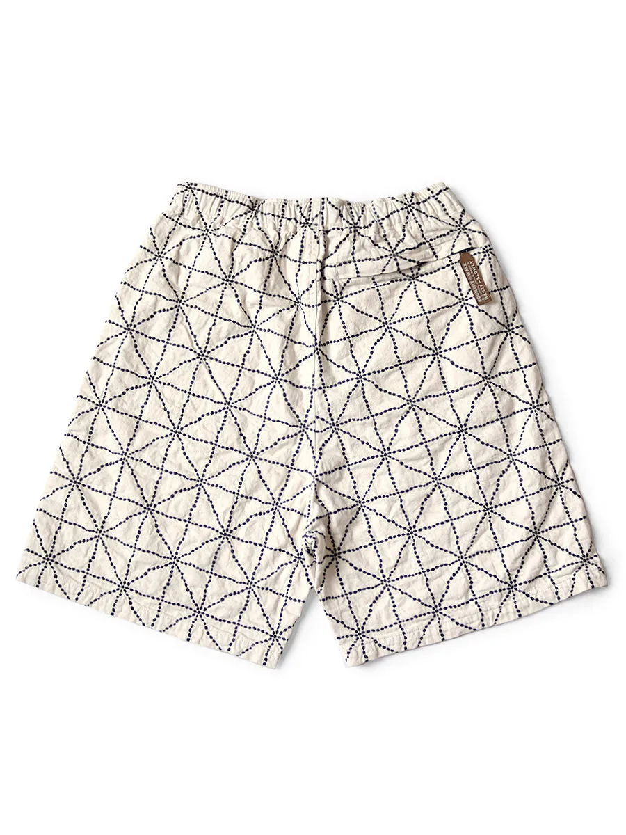 Kapital 8oz Color Denim FOLK-DOJO EASY Shorts- GRN (K2404SP185)