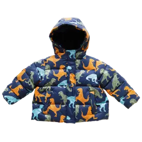 Kids Pete Puffer -Navy T-Rex