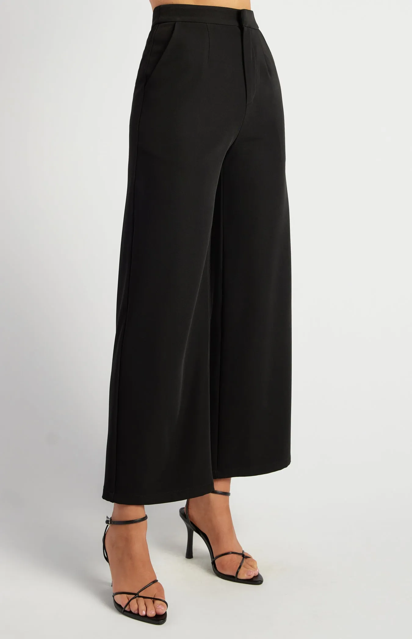 Margaux Straight Leg Pants - Black