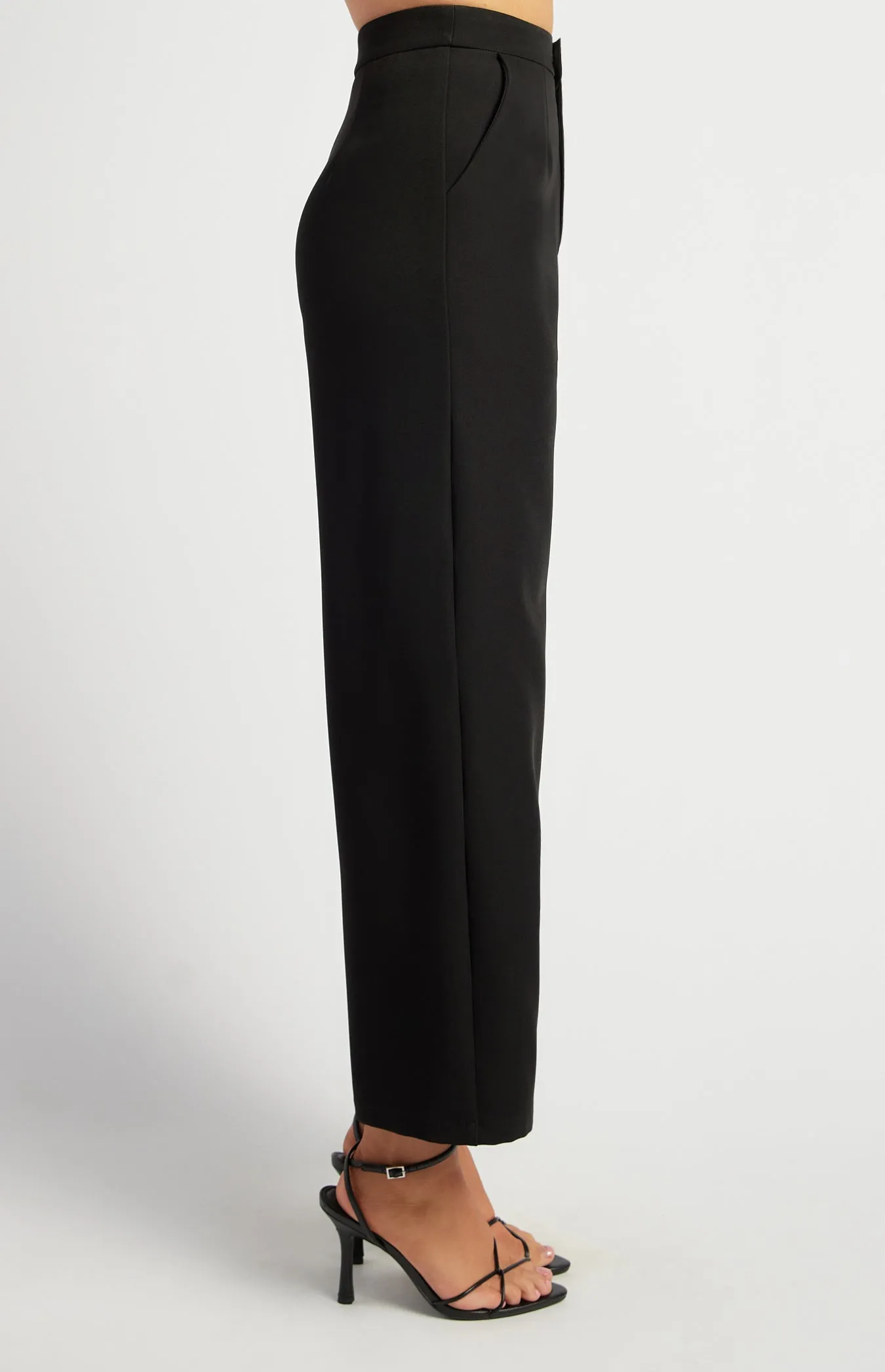Margaux Straight Leg Pants - Black