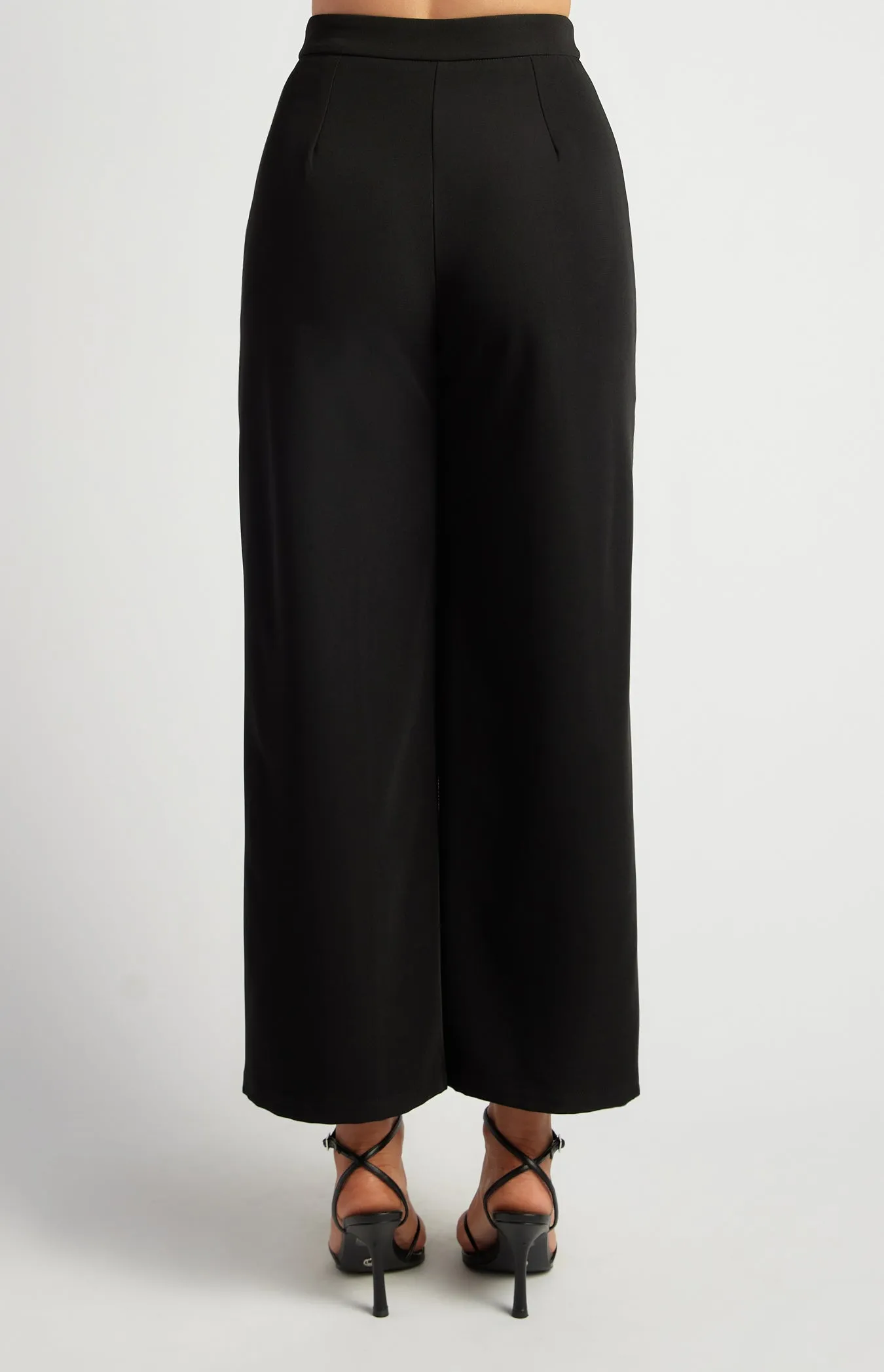 Margaux Straight Leg Pants - Black