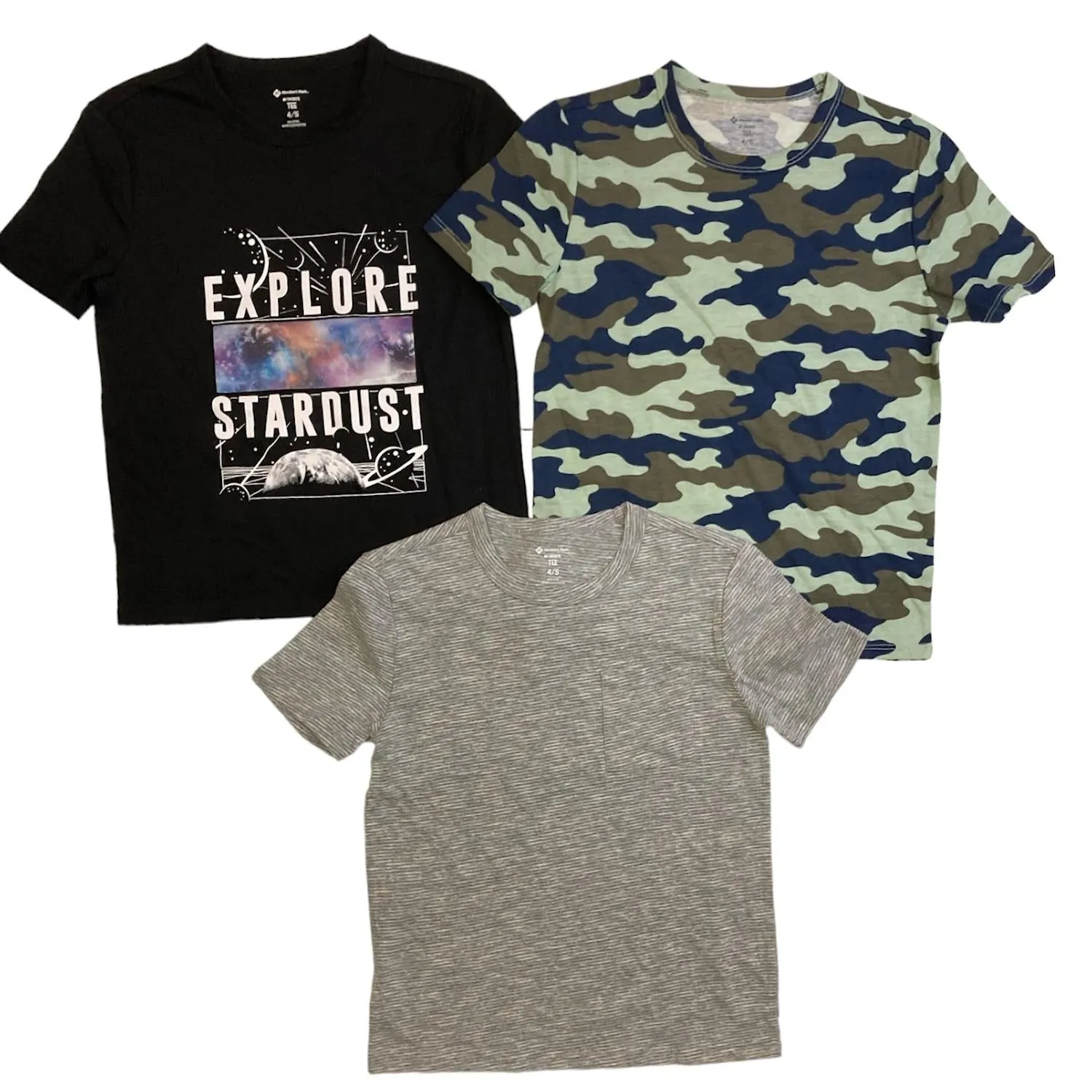 Member's Mark Boy's 3-Pack My Favorite Crew Neck Tees