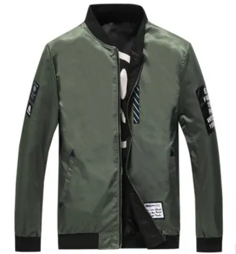 Men's Autumn Reversible Flight Jacket