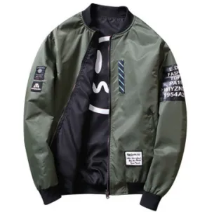 Men's Autumn Reversible Flight Jacket