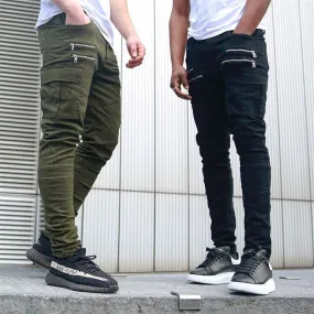 Men's fashion Military Cargo Pants Multi-pockets Baggy Men Pants Casual Trousers Overalls Army Pants Joggers